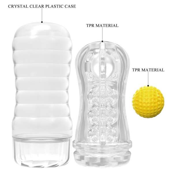 Stellar Ball-Rolling Masturbator Cup Yellow – Image 5