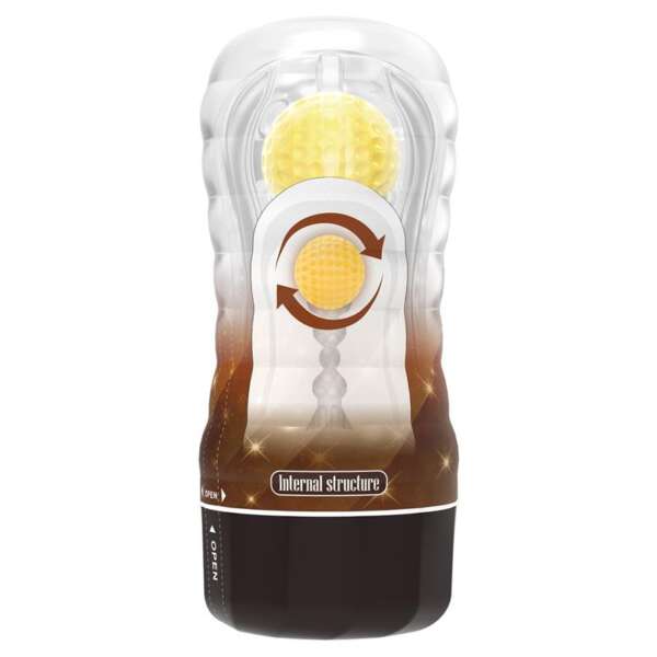 Stellar Ball-Rolling Masturbator Cup Yellow – Image 7