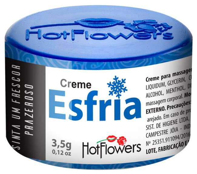 Stimulating cream cold effect unisex