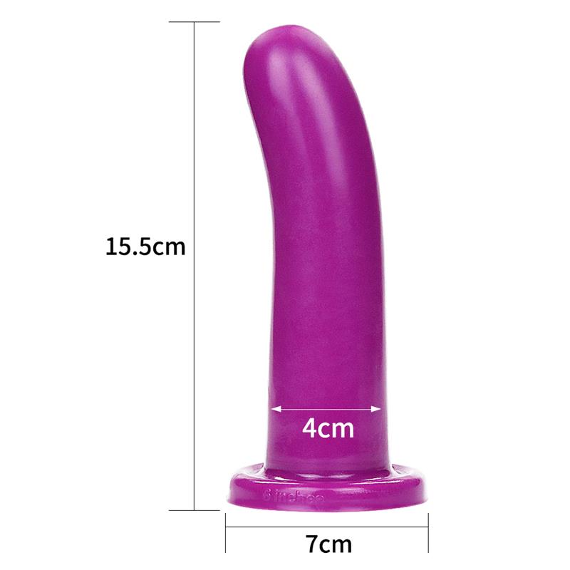 Stimulator Holy Dong 6 Liquid Silicone Purple – Image 9