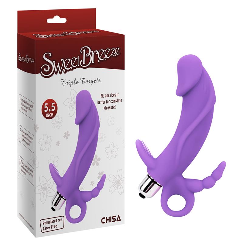 Stimulator Venus 4.7 x 3.7 cm Silicone Purple – Image 3