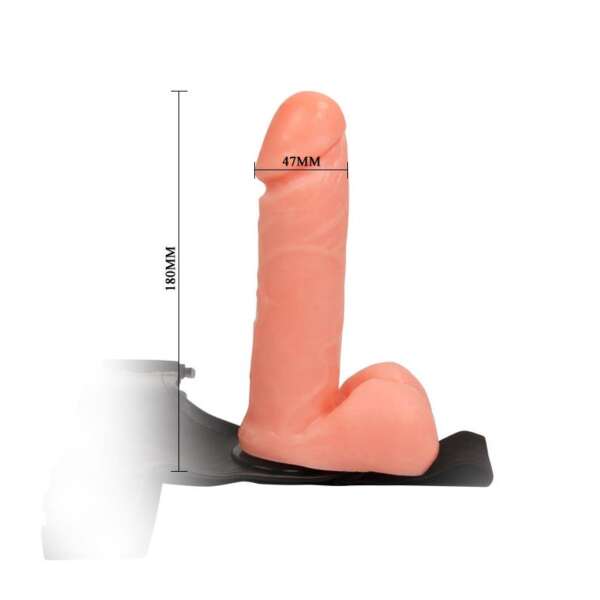 Strap-On with Dildo and Testicles 17.5 cm – Image 4