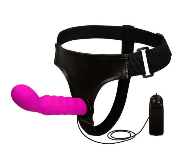Strap-on with Dildo Purple 15.5 cm
