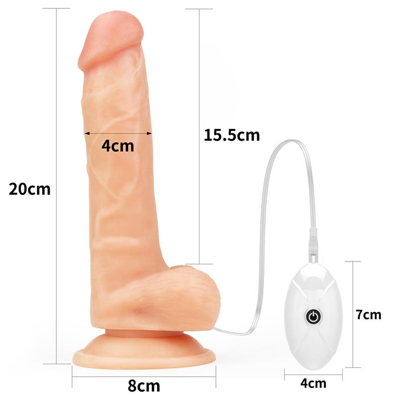Strap-on with Dildo with Vibrationd and Remote Control 7.5 – Image 4