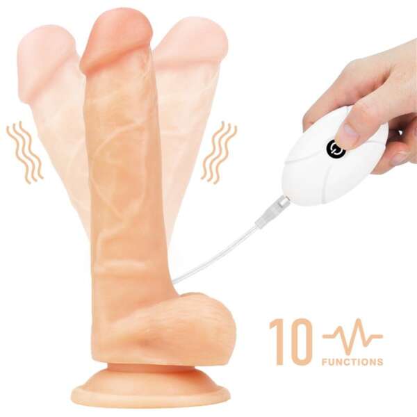 Strap-on with Dildo with Vibrationd and Remote Control 7.5 – Image 7