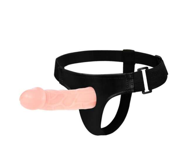 Strap-On with Hollow Dildo 16 cm
