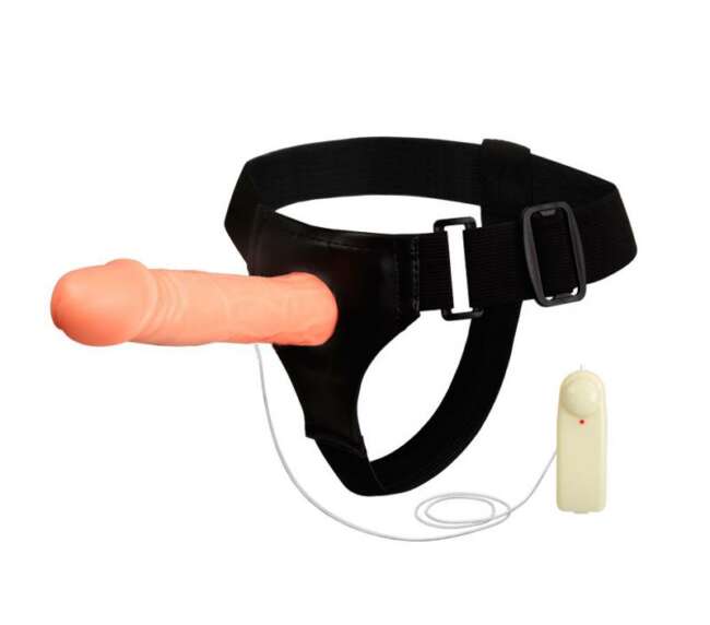 Strap-on with Hollow Dildo Jessica 18 cm