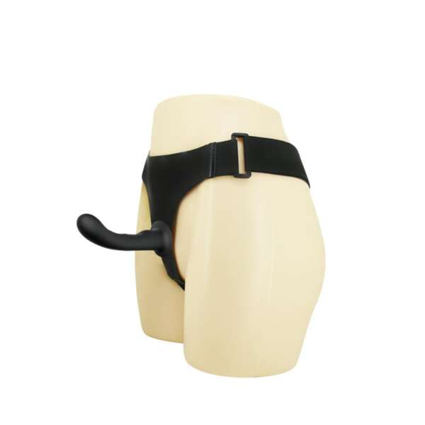 Strap-on with Silicone Dildo Black – Image 3
