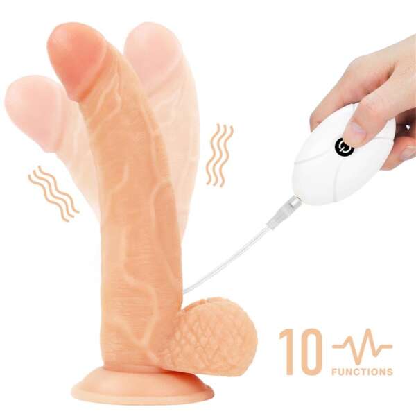 Strap-on with Vibrating Dildo and Remote Control 8.5 – Image 14