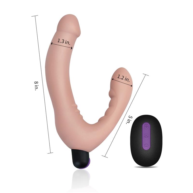 Strapless  Doble Dildo Silicone USB – Image 3