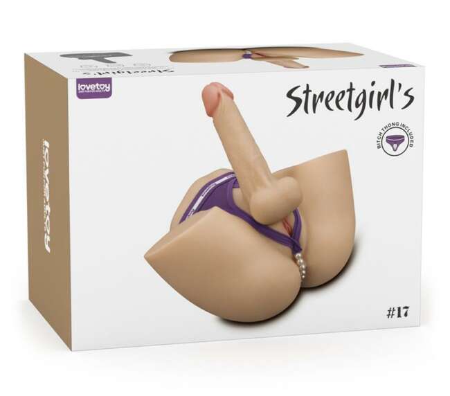 Streetgirls 17 Masturbador con consolador plegable