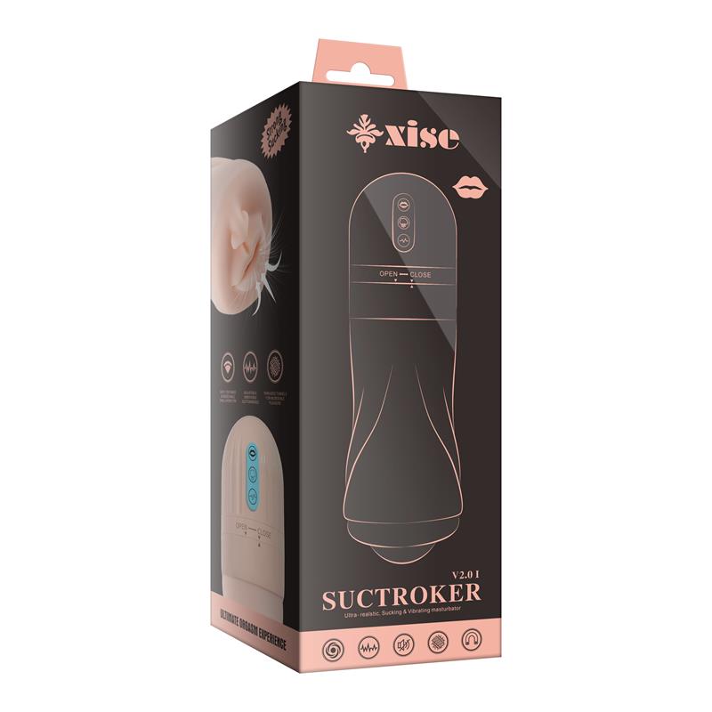 Suctroker V2.0 I Sucking Effect and Vibrating Masturbator – Image 8
