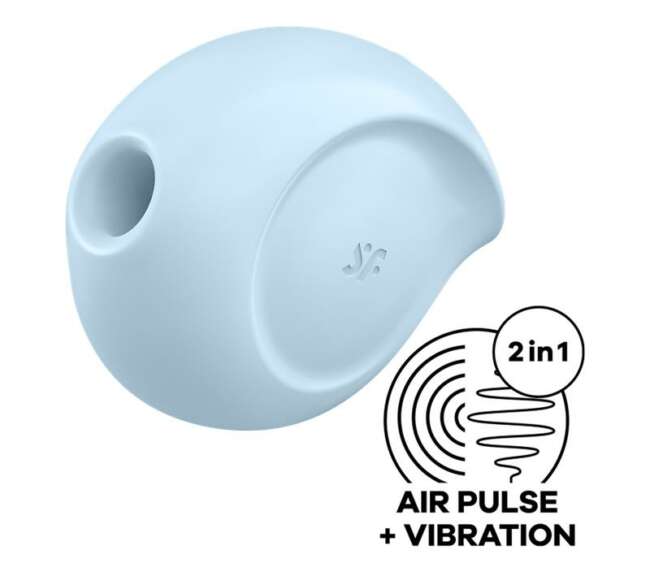Sugar Rush Clitoris Sucker and Vibe Blue