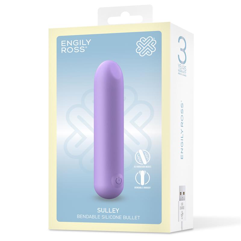 Sulley Vibrating Bullet Liquid Silicone Unibody Bendable USB – Image 7