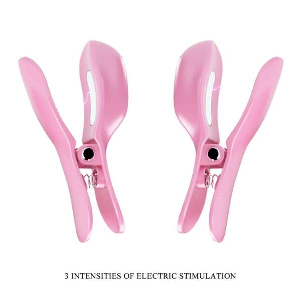 Surprise Box Vibrating Egg and Electric Shock Nipple Clamps Pink – Image 3