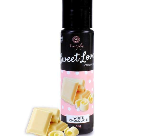Lubricante Sweet Love Chocolate Blanco 60 ml