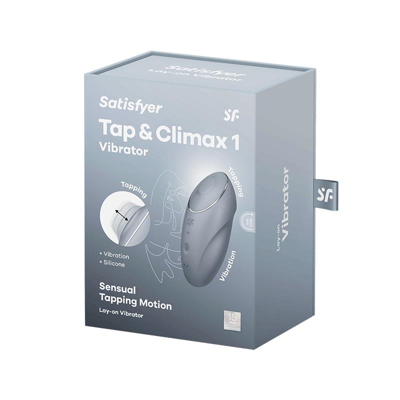 Tap and Climax 1 Vibrator and tapping Grey – Image 5
