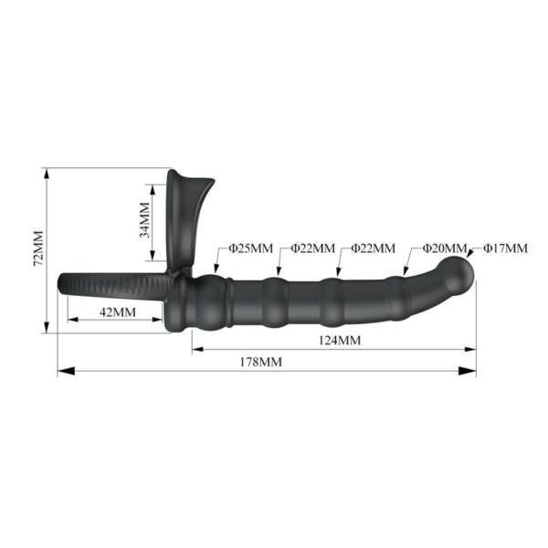 Tatum Cock Ring with Vibrating Plug Plug – Image 7