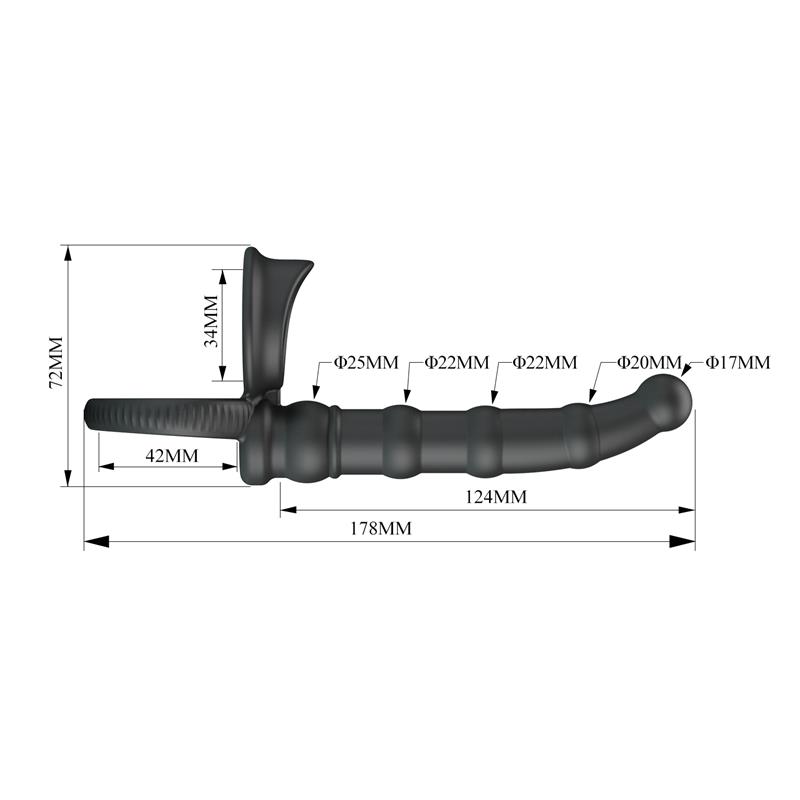 Tatum Cock Ring with Vibrating Plug Plug – Image 7