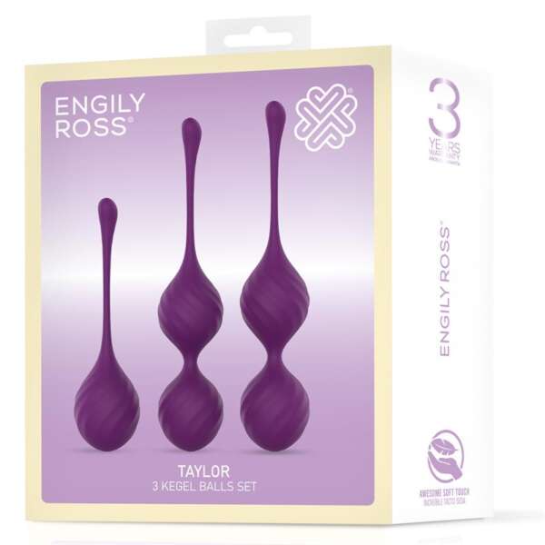 Taylor 2.0 Kegel Balls Silicone Purple – Image 3