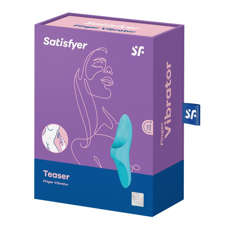 Teaser Finger Vibrator Light Blue – Image 3