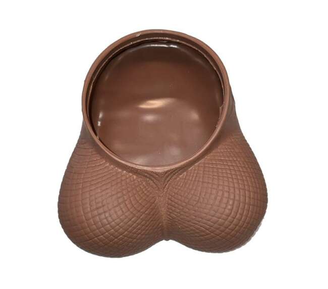 Bol à vider les poches en forme de testicule