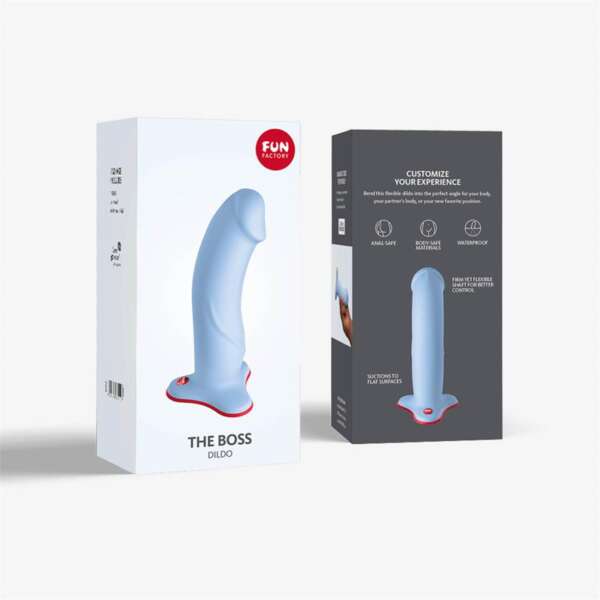 The Boss Stub Dildo Dove Blue – Image 5