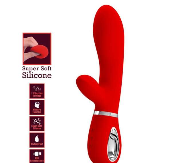 Vibrateur Thomas Point G Rouge