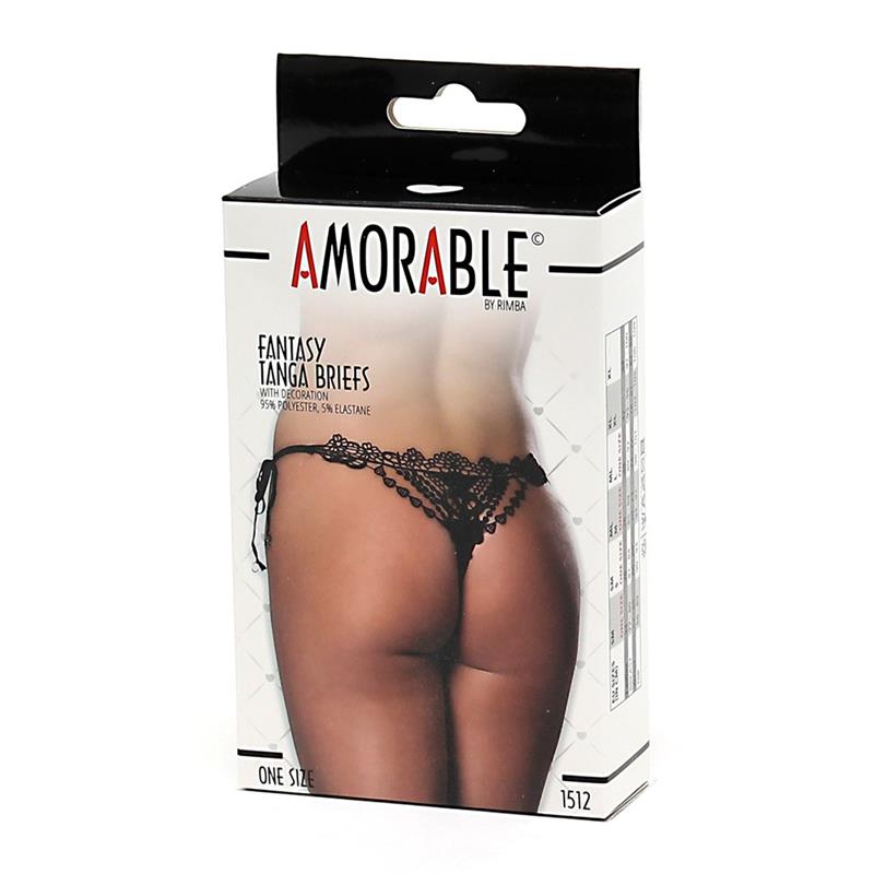 Thong Fantasy Black One Size – Image 3