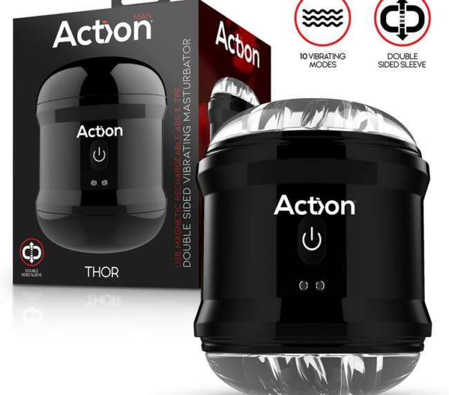 Thor Double Sided Vibrating Masturbator