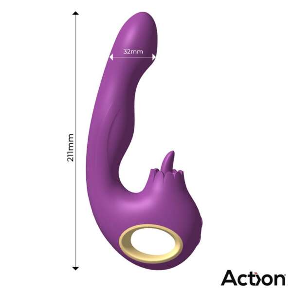 Toka Vibe with Swinging 360º and Stimulating Licking Tongue – Image 5