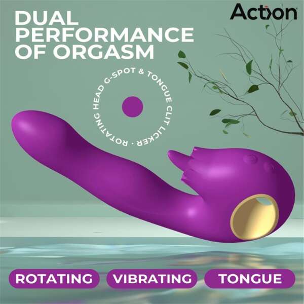 Toka Vibe with Swinging 360º and Stimulating Licking Tongue – Image 9