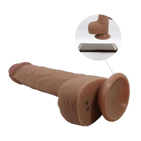 Tommy Realistic Dildo WITH Vibration and Thrusting with Remote – Image 4