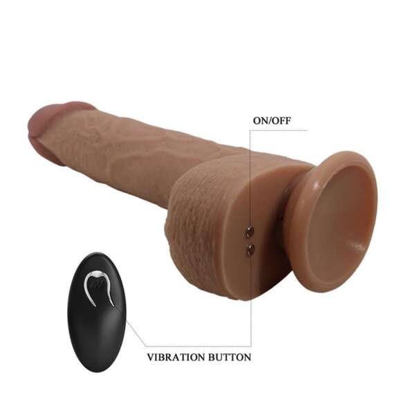 Tommy Realistic Dildo WITH Vibration and Thrusting with Remote – Image 7