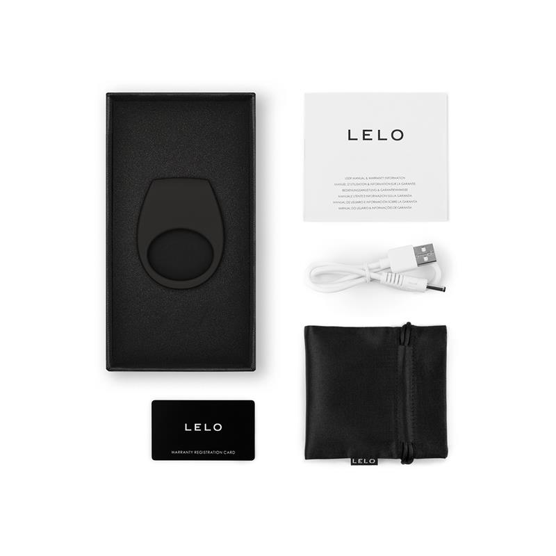 Tor 3 Ring for Couples with Lelo APP Black - Image 3