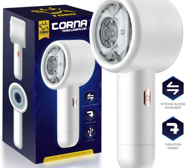 Masturbador avanzado Tornax con movimiento de empuje