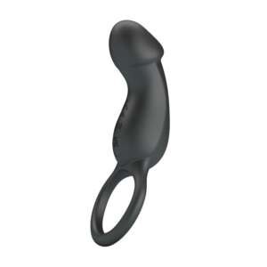 Trae Vibrating Cock Ring USB  Black