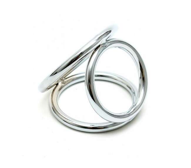 Anillos triangulares para pene y bola