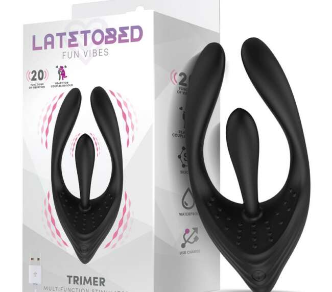 Trimer 3 Motors Flexible Stimulator USB Silicone