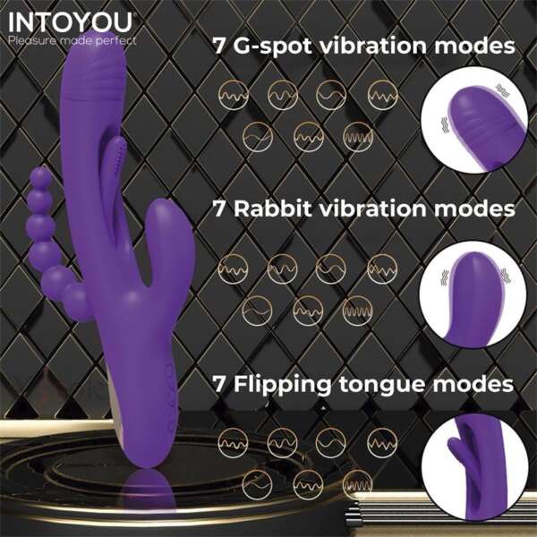 Triya Vibe with Flipping Tongue and Anal Beads – Image 7