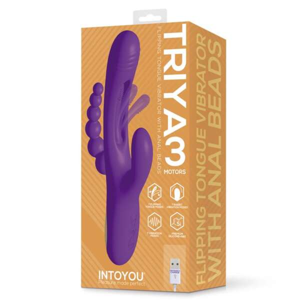 Triya Vibe with Flipping Tongue and Anal Beads – Image 10