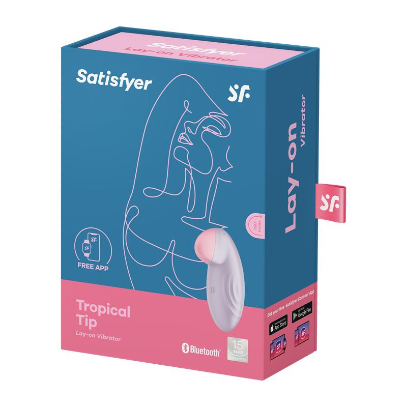 Tropical Tip with APP Satisfyer Connect Lilac – Image 6