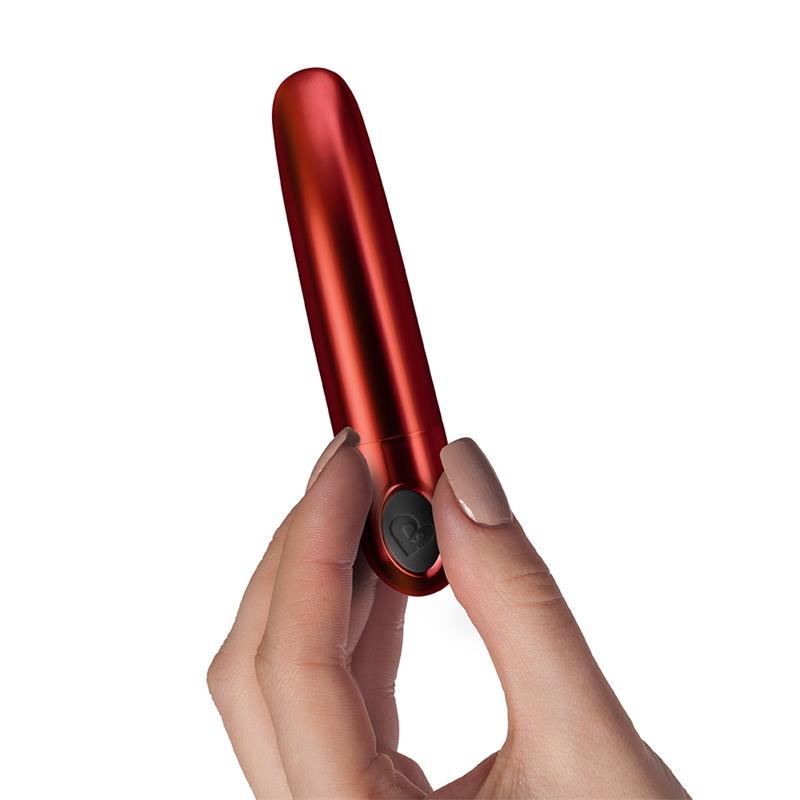 Truly Yours Vibrating Bullet Ruby Caress Metallic Red – Image 3