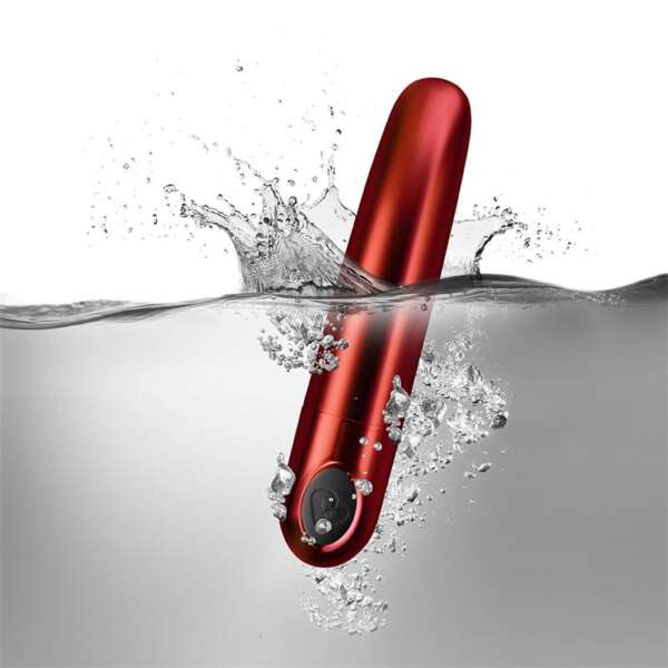 Truly Yours Vibrating Bullet Ruby Caress Metallic Red – Image 4