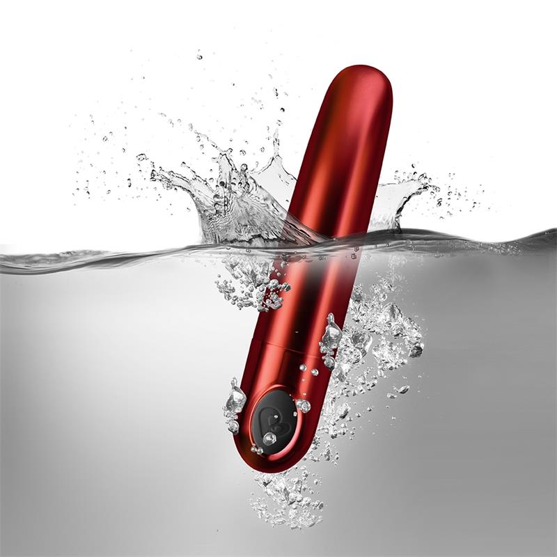 Truly Yours Vibrating Bullet Ruby Caress Metallic Red – Image 4