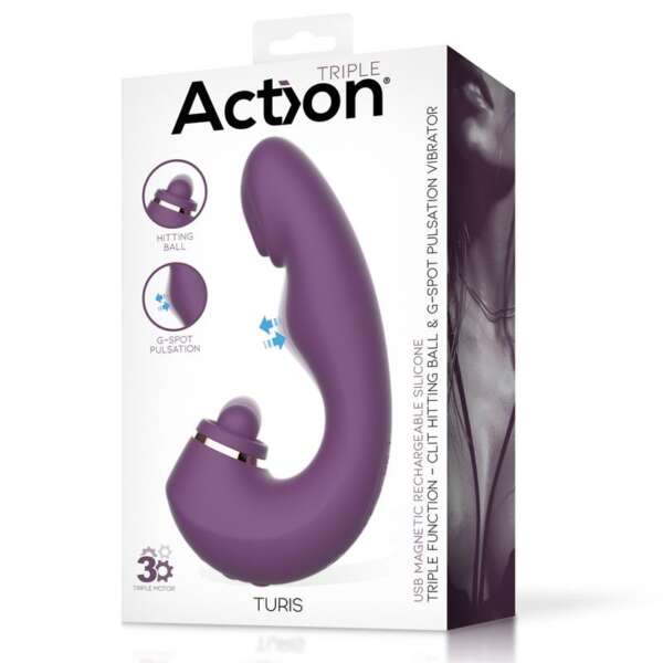 Turis Soft Hitting Ball with G-Spot Pulsation and Vibration – Image 7