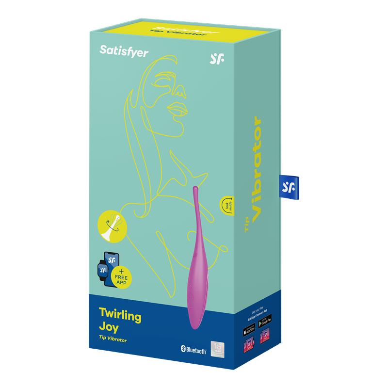 Twirling Joy Rotating Stimulator with APP Fuchsia – Image 4