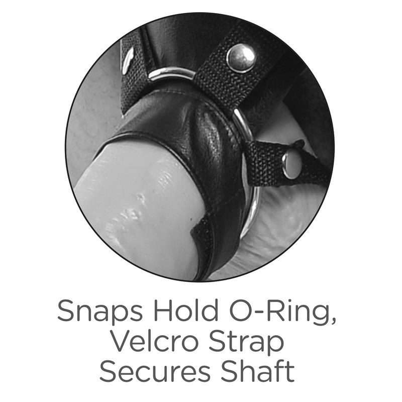 Two Cocks One Hole Hollow Strap-on Suspender 11 - Black – Image 5