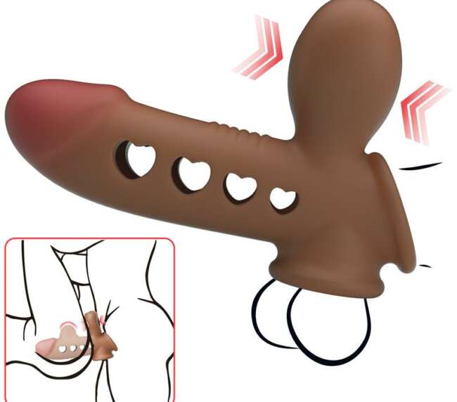 Funda para el pene Tyronn con función de inflado