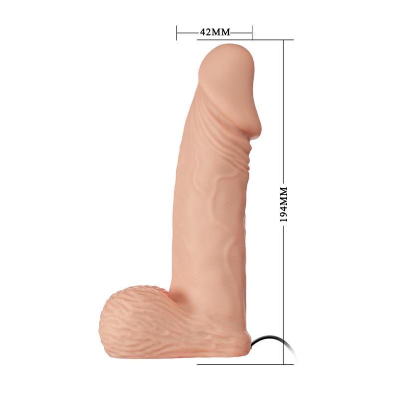 Ultra Strap On Vibrating Realistic Dildo 7.6 - Imagen 9